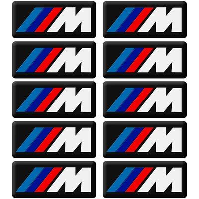 10ks Pro bmw M Samolepka X1 X3 X4 X5 X6 X7 e46 e90 f20 e60 e39 f10 Autopříslušenství Samolepka do interiéru auta Samolepka na volant auta