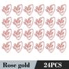 6Pcs Gold Leaf Napkin Rings Fall Napkin Holder for Christmas Thanksgiving Wedding Dinnig Table Decoration 2026 HWL02