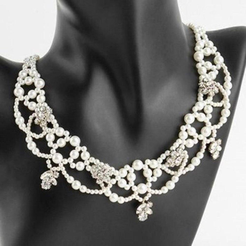 Women's Party Dress-Up Gorgeous Pearl Single Necklace