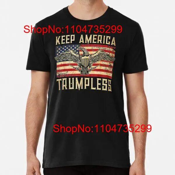 Keep America Trumpless Eagle Us Flag Funny Saying Vintage Premium T Shirt S 5xl Vintage Soft Streetwear Designer Clothes