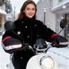 Snowmobile Handlebar Muffs Warm Bicycle Supplies Waterproof Motorbike Handlebar Mitts for Scooter Motorcycle Snowmobile