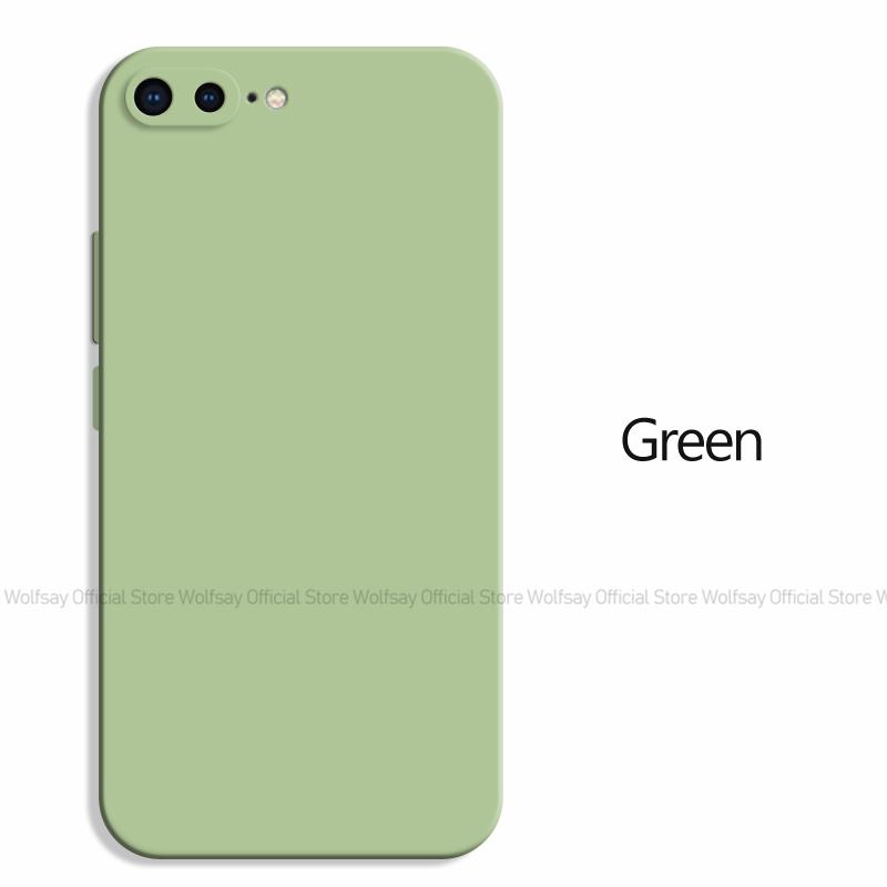 Für iPhone 7 Plus Hülle Für iPhone 7 8 Plus Hülle Luxus TPU Stoßfest Flüssigsilikon Schutzhülle für iPhone 7 Plus