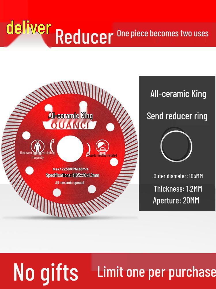 Diamond Tile Cutting Blade for Marble, Ceramic, and Vitrified Materials