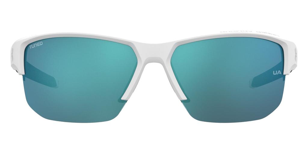 UNDER ARMOUR Sunglasses UA V8 Style TR90 Frame FANATICALACC 67 Multi-Sport FANATICALTL/G-67-CCP Semi-Rimless White/Black