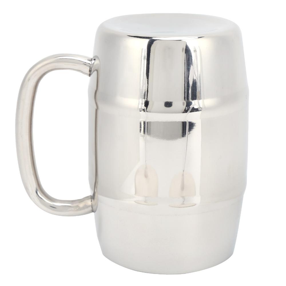 Stainless Steel Beer Mug Double Walled Travel Tumbler Cup Insulated Coffee Mug  For Travel