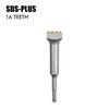 Surface Roughening Head Bushing Bit Zinc Zinc Alloy Concrete Bushing Bit  Concrete Demolition