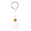 Crystal Stone Holder Hanging-Ornaments Keychain Adjustable Bag Charm Decors Cord Empty Stone Holder Keychain