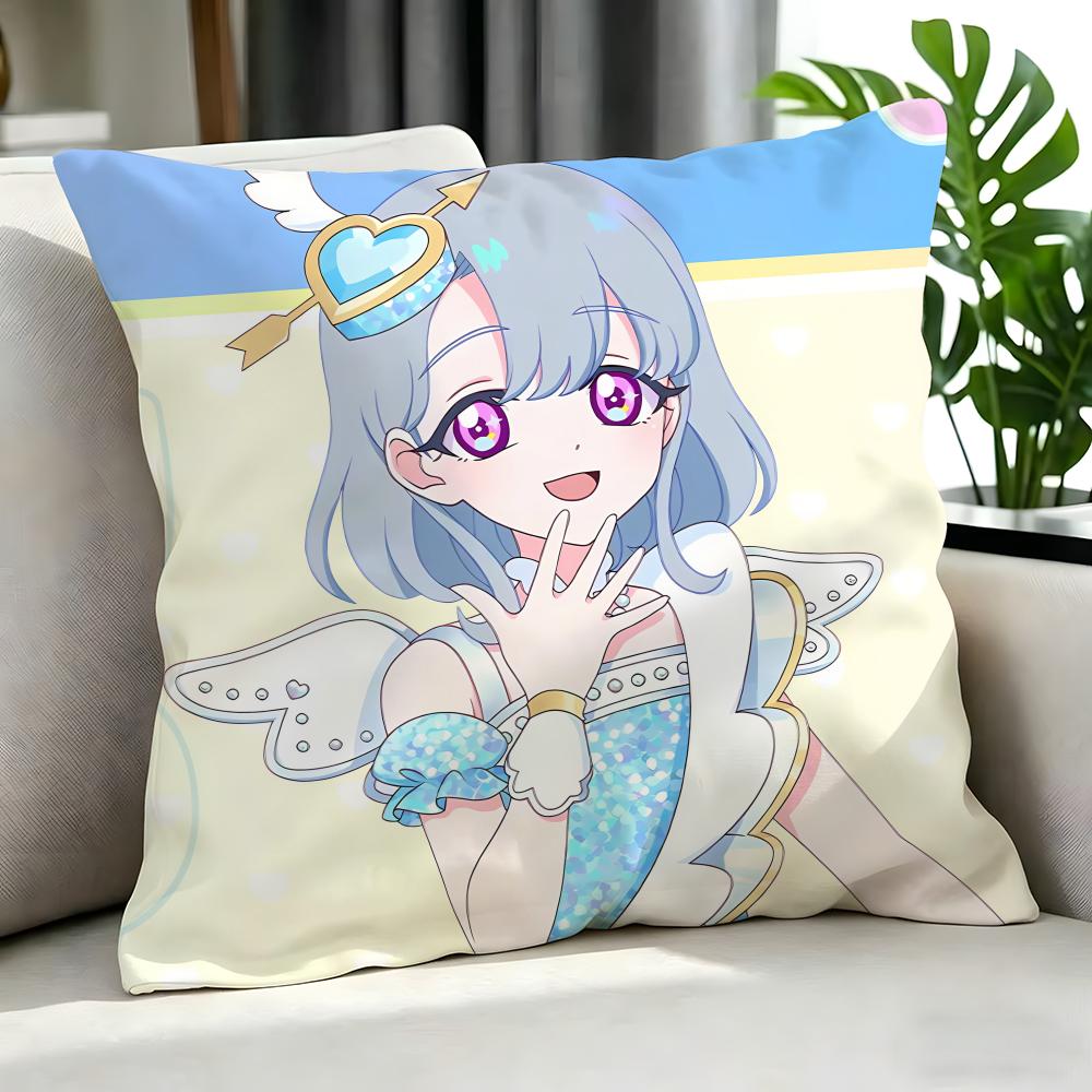 anime Kiratto Pri Chan Cushion Cover Cushion Cover Set Pcs x x x Pillowcase Decorative Sofa Home Decor