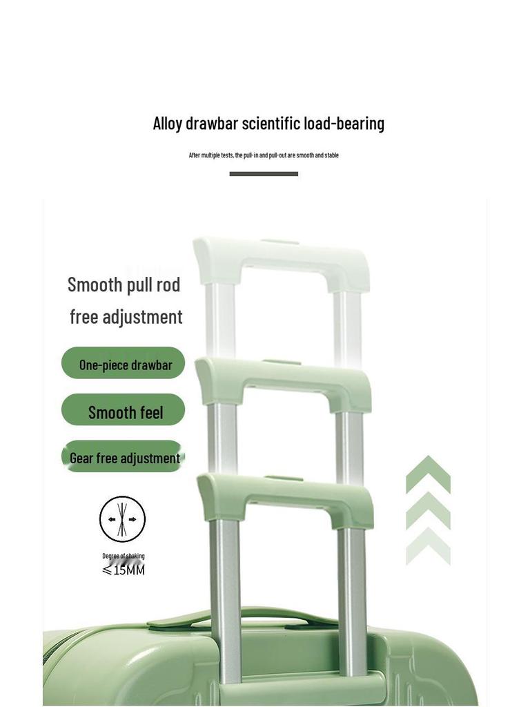 Damen 20" oder 24" Trolley-Koffer mit leisen Rädern - Großes Fassungsvermögen, robust und sicher mit Passwort, Reise-Handgepäck