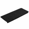 Self-Adhesive Stair Mats 30 Pcs. Black 65X24.5X3.5 Cm