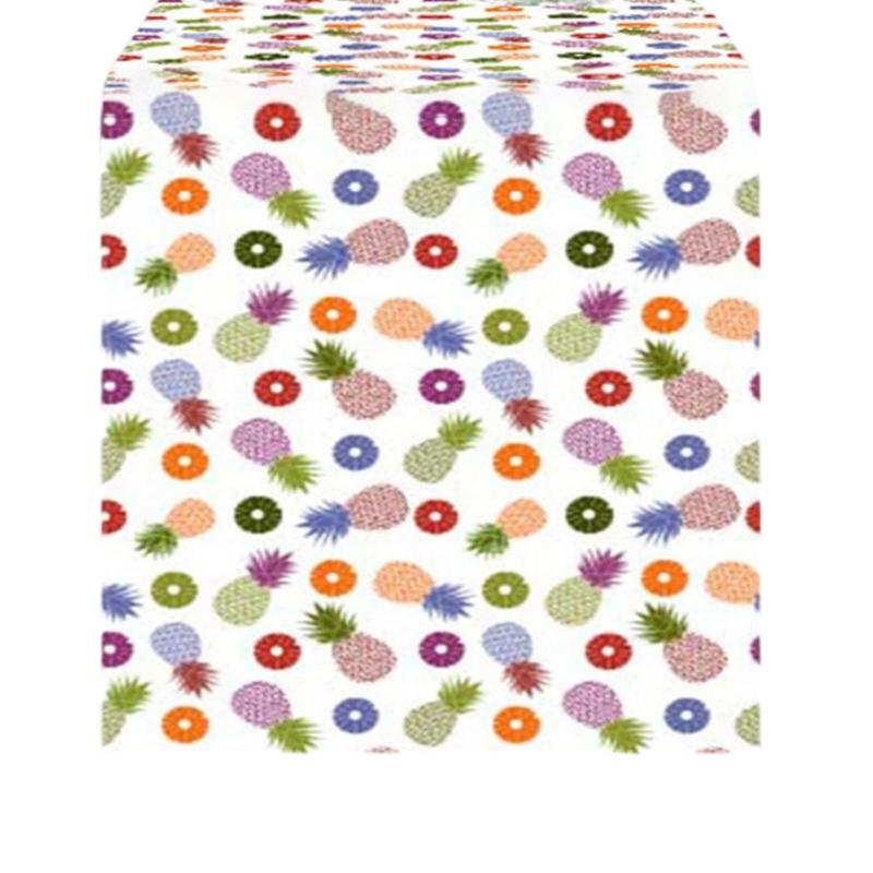 

Tablecloth Bright Fruit Table Runner Friendly Dyeing Techniques Colorfast Table Decoration For Restaurants