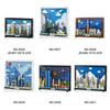 City Postcard Building Blocks City Architecture Postcard Building Bricks Toys Home Decoration Gifts For Kids Aged 6+