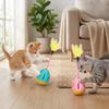 Runder Becher Tumbler Katzenfutterspender Spielzeug Interaktives Kätzchen Spielzeug Langeweile Linderung für Katzen