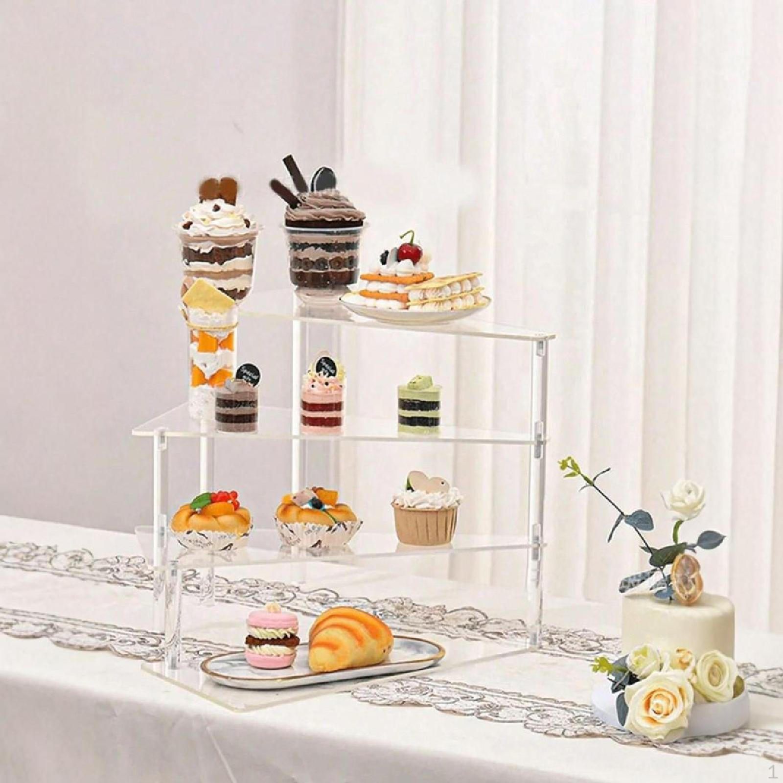 

Акриловая подставка для кексов и десертов, идеально подходит для мероприятий и встреч Style C