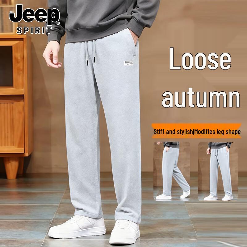

JEEP SPIRIT Men s Relaxed Fit Straight Leg Casual Pants 3XL