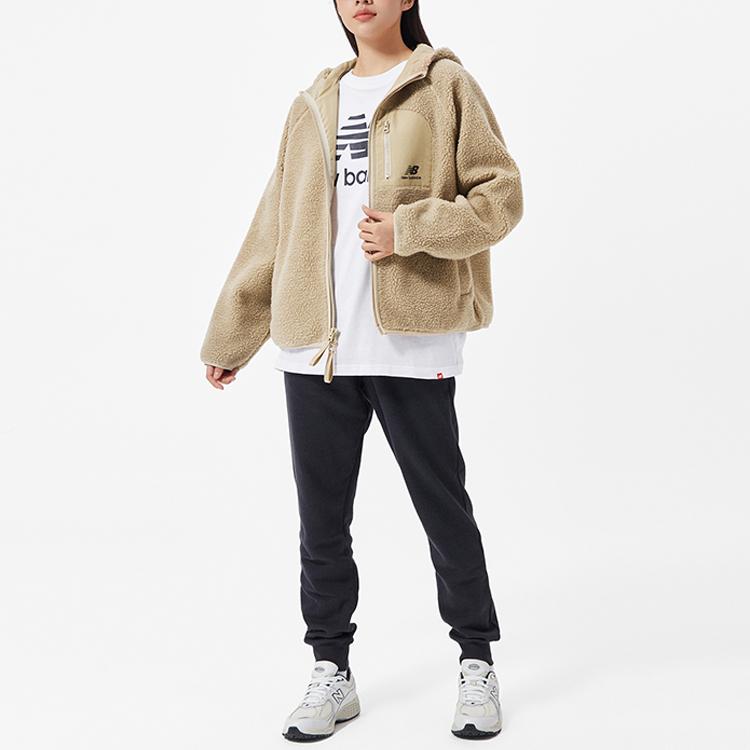 New Balance Jacket Women's Brown (Unisex) Velvet Jackets AWJ13350 THI