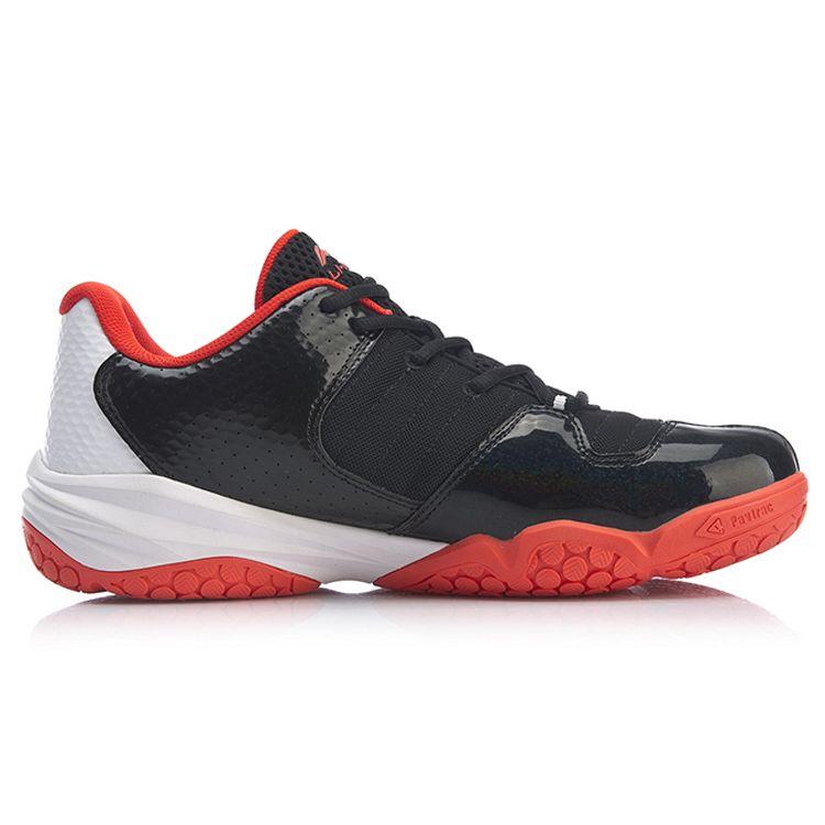 Li Ning Multi-Dimensional Speed Wear-Resistant Non-Slip Low-Top Running Shoes Unisex sneaker Black Red AYTP033-1