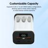 Battery Storage Box 6x 12x 18650 DIY Power Bank Case Digital Display Dual USB Fast Charger Type C Interface Battery Holder Case