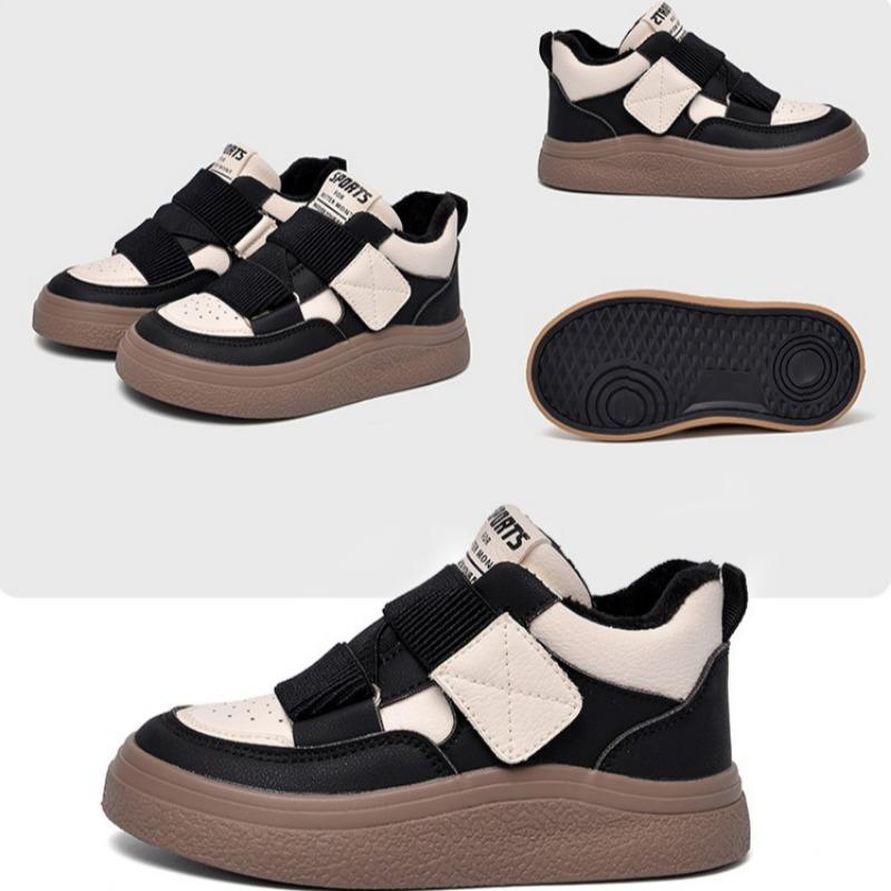 Teplé bavlněné boty v korejském stylu Dětské protiskluzové boty Chlapecké módní ležérní boty