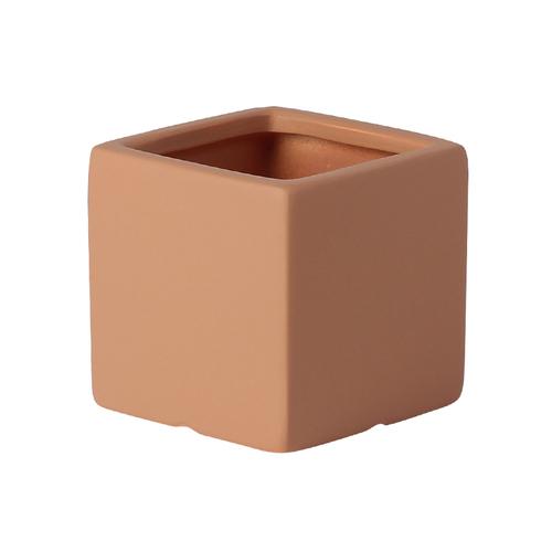 European-style Square Succulents Flower Pot Countertop Ornaments Color Ceramic Flower Pot Plant Potted Garden Decoration Modern