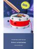 Wooden Sheepskin Baby Rattle Handheld Wave Drum for Newborns and Toddlers