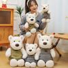 Straps West Highland Cute Puppy Doll Plush Toy Dog Girl Muppet Doll Children's Birthday Gift