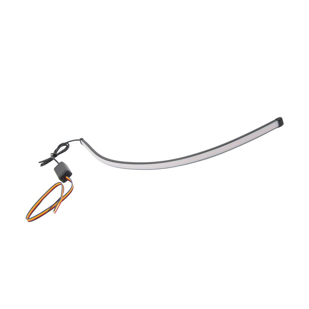 Barre de feux de position arrière et de freinage 12V, lumière de signalisation séquentielle ambre et rouge pour voiture, moto, véhicule électrique