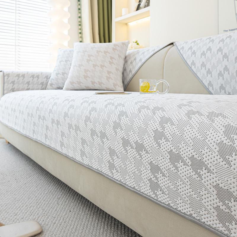 Sofa Cushion Summer Summer Non-Slip Seat Cushion for Summer Ice Silk Cool Sofa Cover Cover Cloth