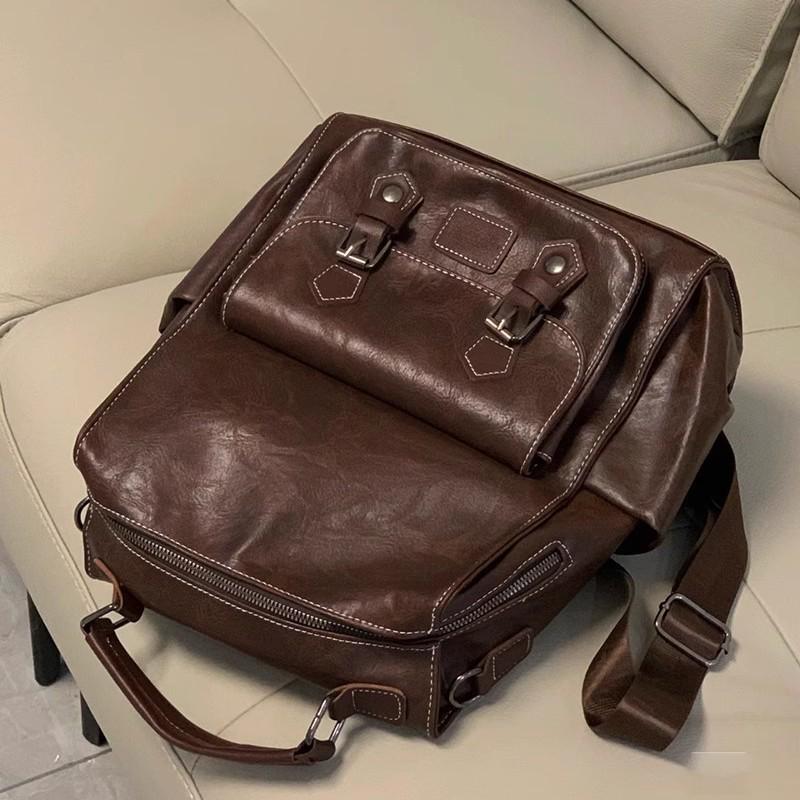 

Versatile Large-Capacity Retro British-Style Student Backpack & Travel Bag