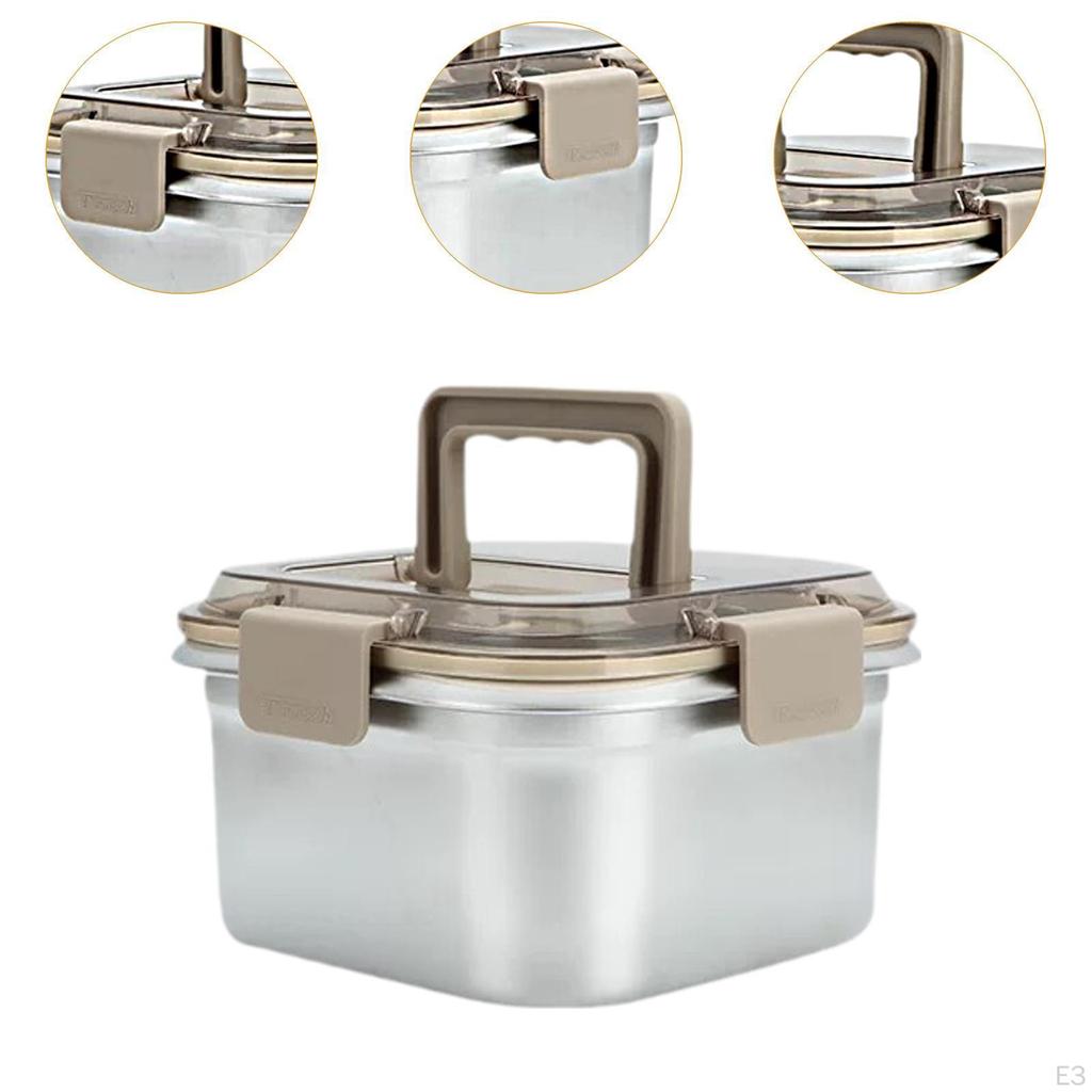 Food Lunch Container Storage Salad Snack Box with Lid Fruit Outdoor Picnic