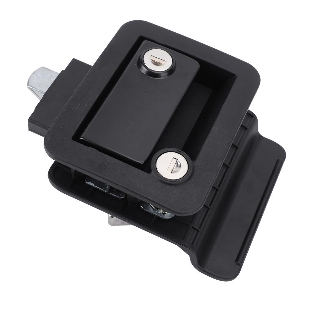 RV Door Lock Zinc Alloy with Back Locking Switch Enhanced Security for Motor Home Travel Trailer