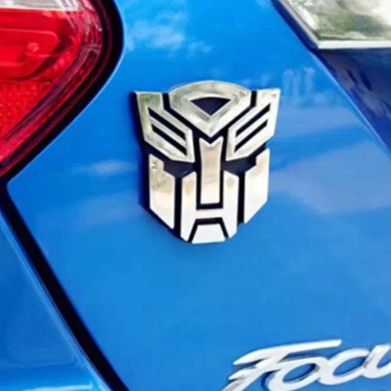 Car 3D Car Stickers Transformer Badge Decepticon Emblem Tail Decal Cool Autobots Logo Car Styling Motorcycle Car Accessories