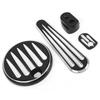 Fuel Tank Door & Dash Insert & Ignition Cap Kit Stripe Style Fit for FLHX   FLHT   FLTR   FLHTCUTG