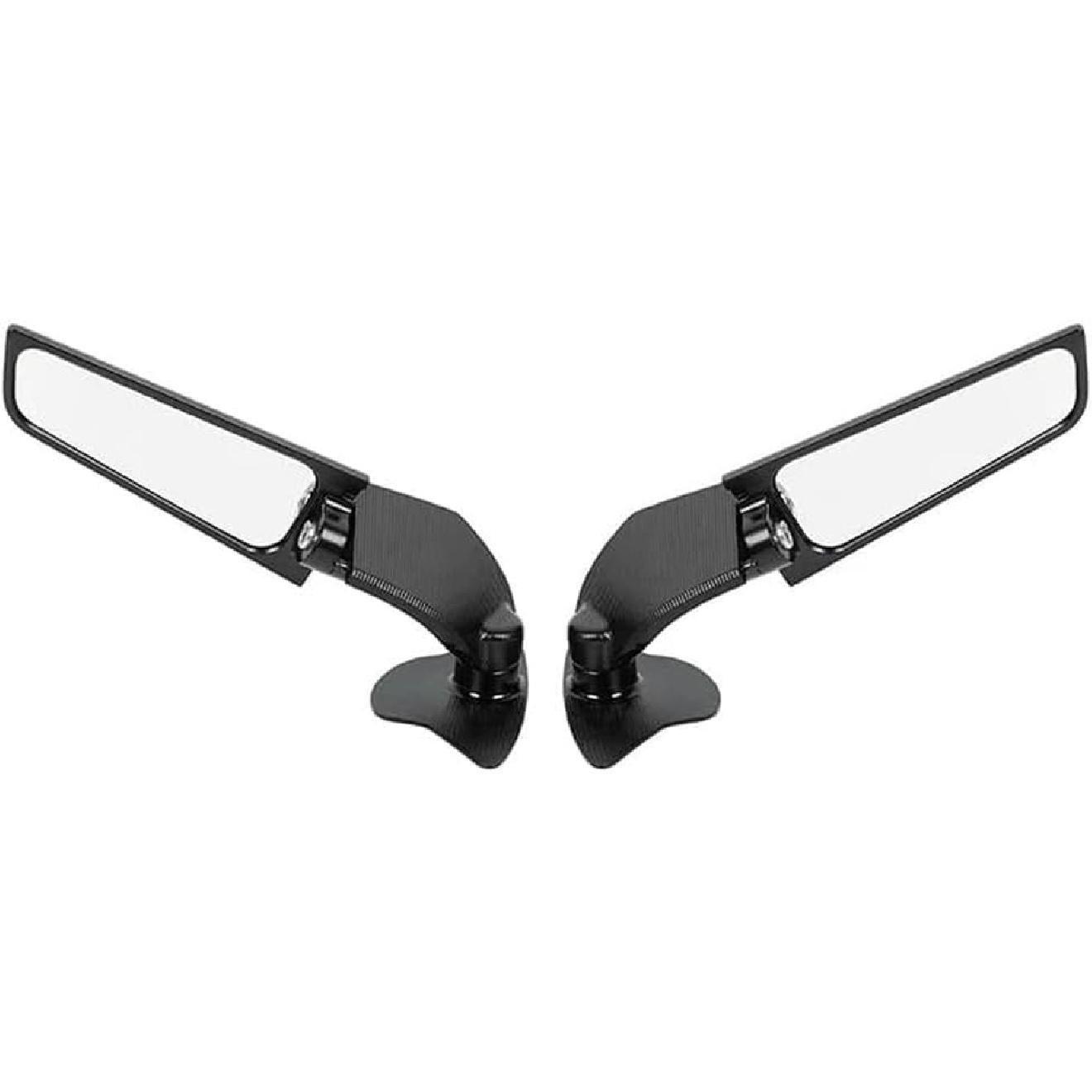 

For YZF-R7 yzf r7 2026 2025 2024 2023 2022 2021 accessories side mirror fixed wind wing black 360° rotatable wind wing
