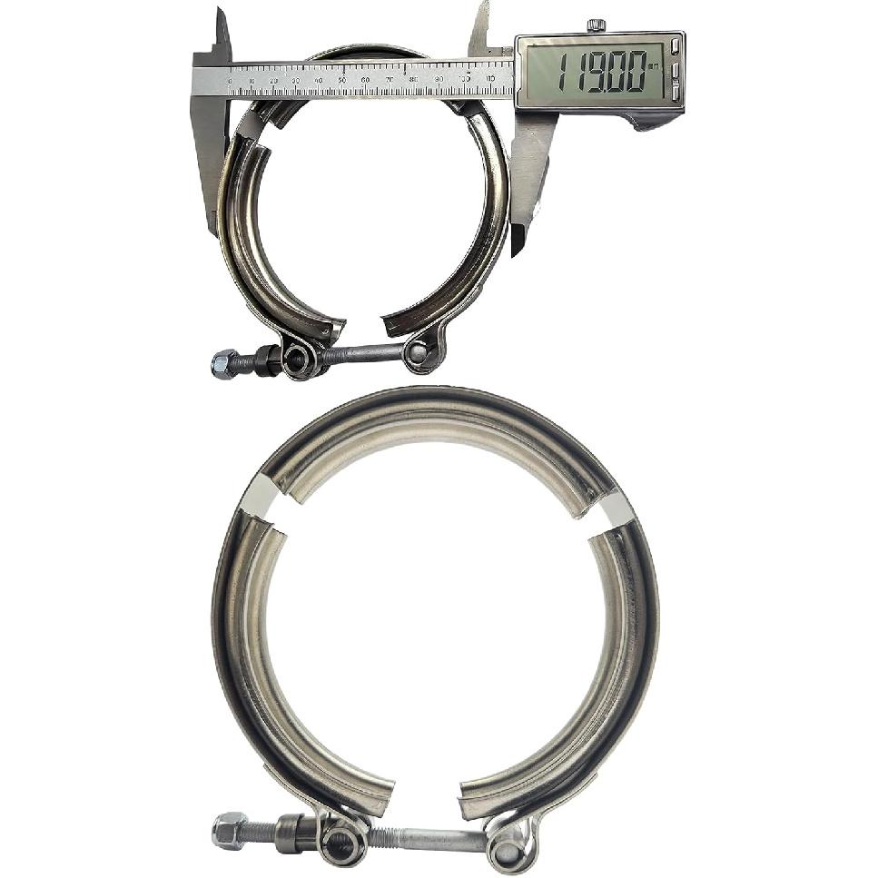 3067979 3684312 Turbo Tube V-Clamp for Cummins Engine QSL9 M11 6ISBE ISLE ISC ISL A5K HX60 S400 QSX15 QSZ13 ISX