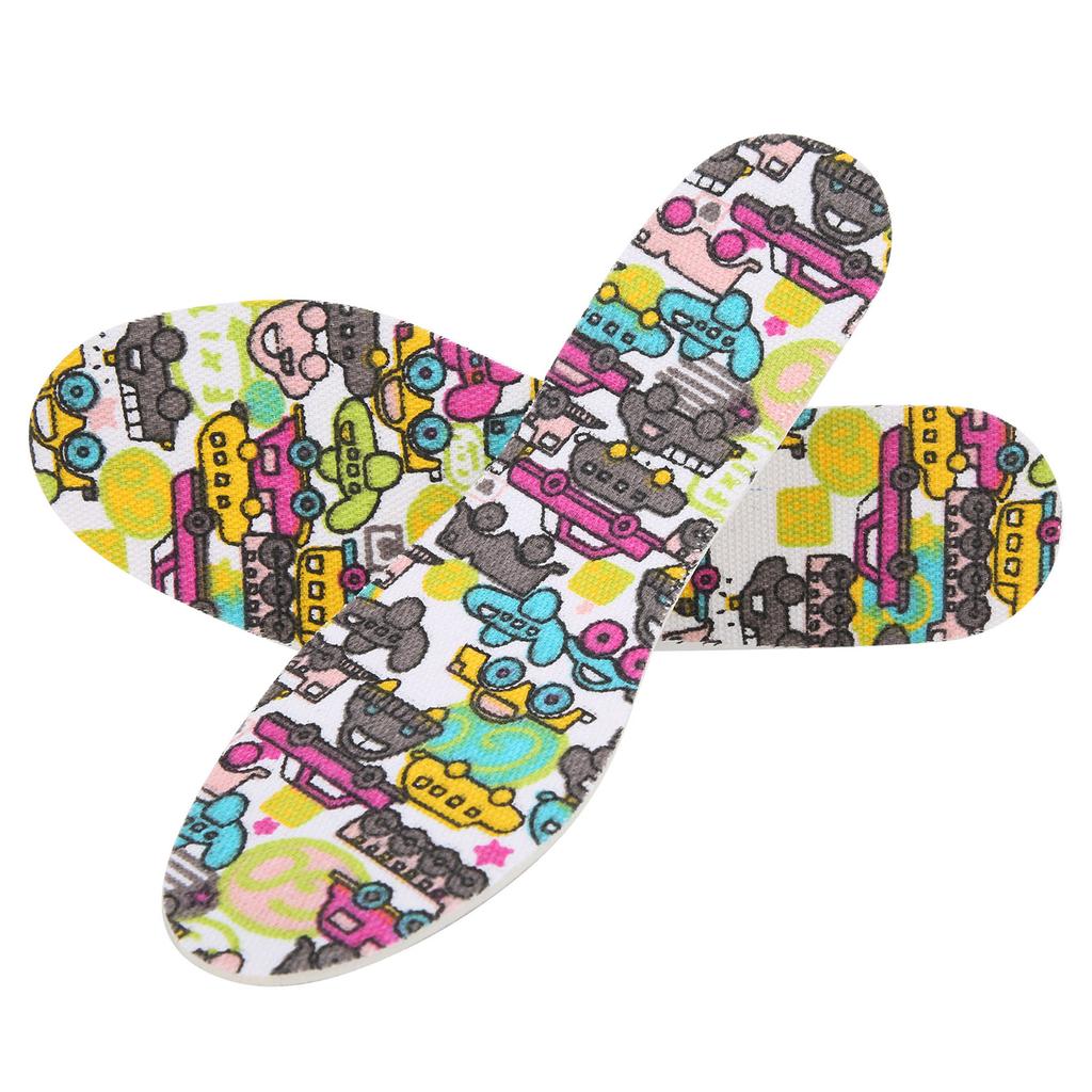 1 Paire Semelles Intérieures Chaussures Enfant Respirantes Latex Semelles Chaussures Inserts Coussinets Chaussures Enfant Taille Libre Découpable Dessin Animé