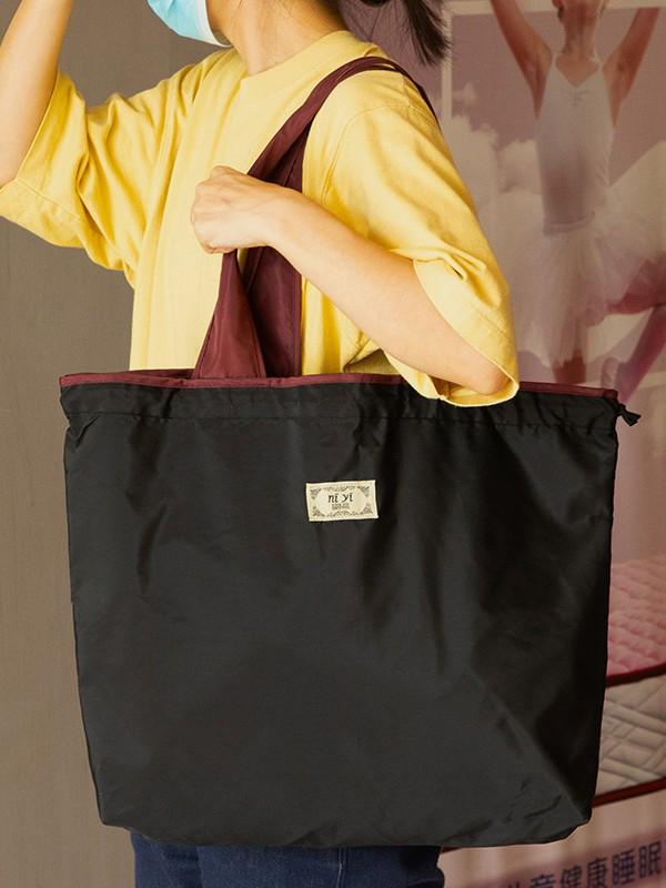 Eco-friendly Foldable Women's Shoulder Tote Bag for Groceries
