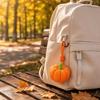 Creative Halloween Pumpkin Clicker Keychain Funny Fidget Toy Cute 3D Printed Pendant  Car Pendant