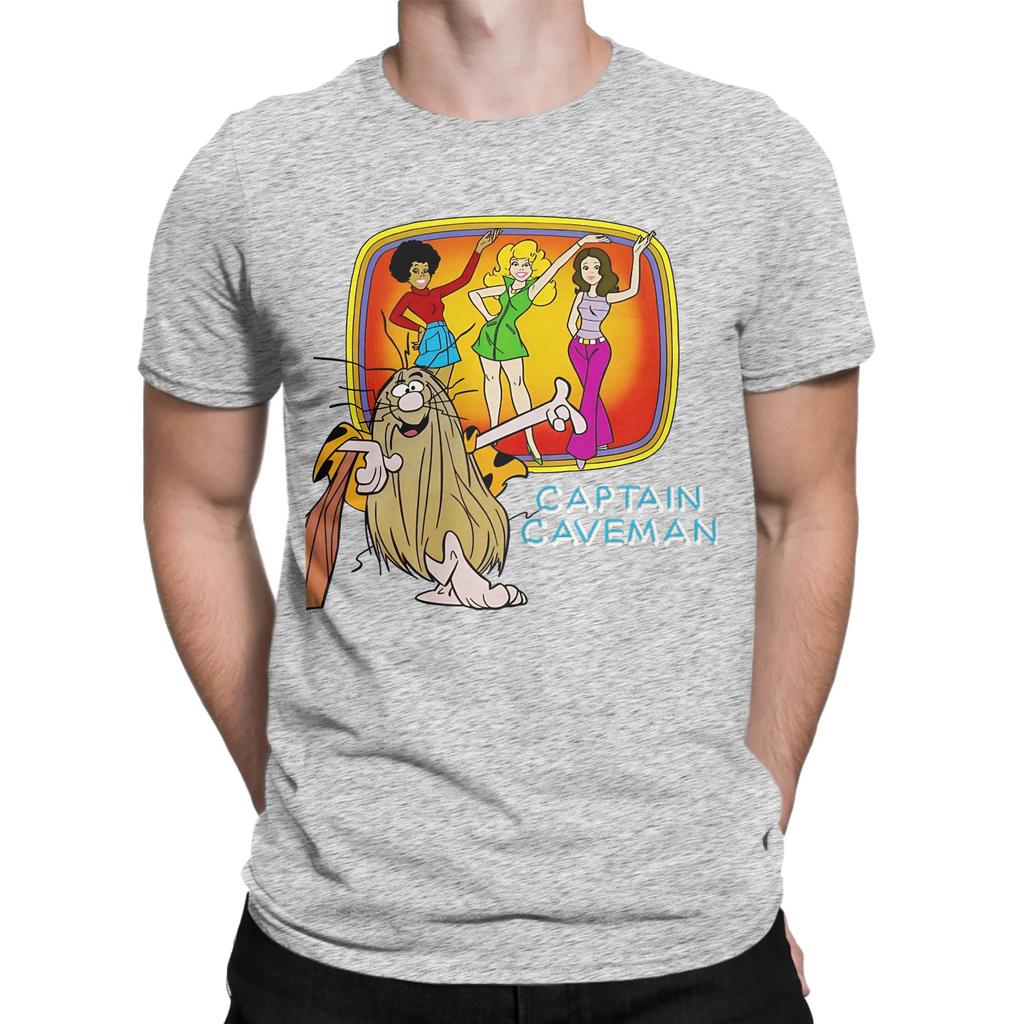 Teen Angels Novelty 100 Cotton Tshirt Captain Caveunisex Tops Tees For Unisex