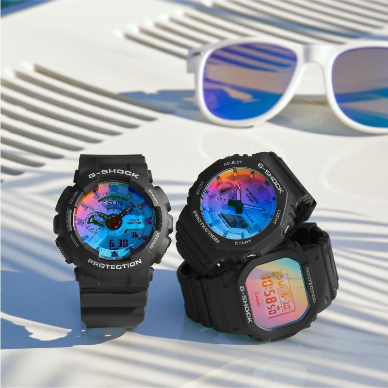 Casio G-SHOCK Men's Resin 200M Water Resistant Analog Shock Resistant Quartz Watch GA-2100SR-1A