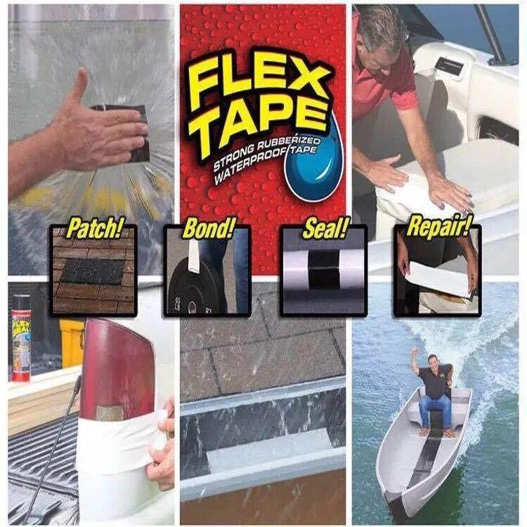 Wholesale Cross-border Tv Product Special Waterproof Tape Strong Adhesive Repair Tape Pvc Material Black 10cm*152