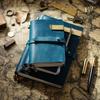 Cross-border Leather Passport Holder & Retro Genuine Leather Notebook