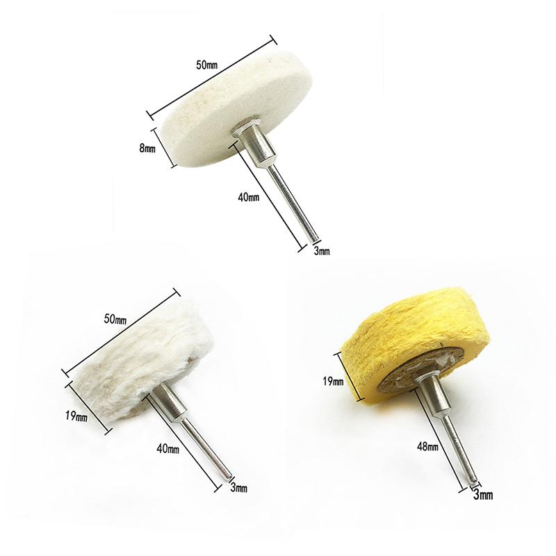 50Mm Polishing Wheel Cloth Buffing Wheel Gold Silver Jewelry Mirror Polish Pad For Grinder Power Tool Accessories