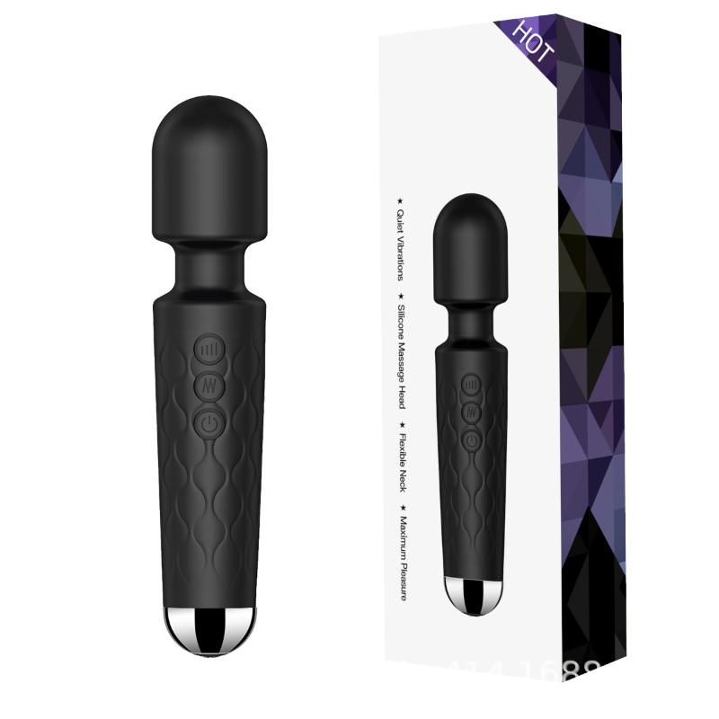 1 portable electric massage stick, 8-speed, 20 frequency, muscle relaxation, suitable for back, neck, leg, and waist massage