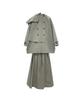 Meuameu Signature Trench Coat Dress