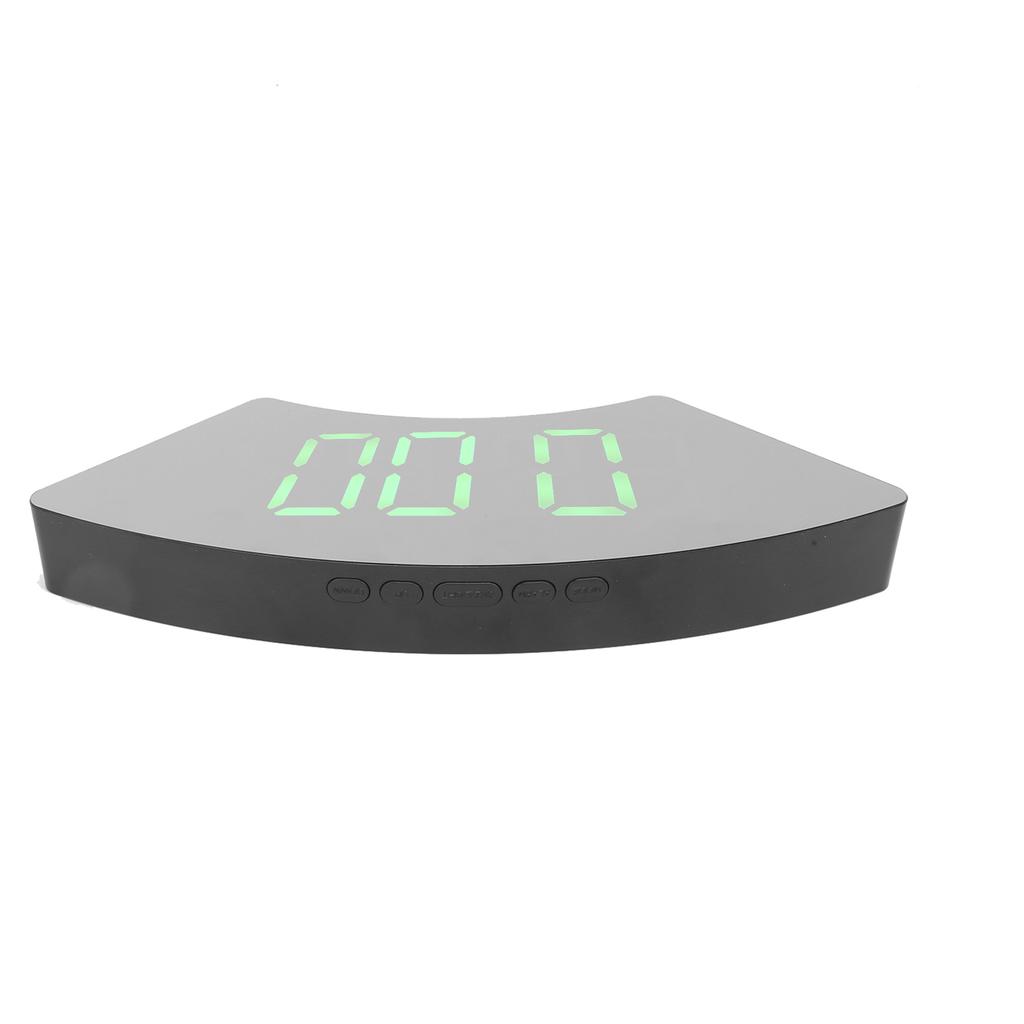 Clock Simple Electronic LED USB Mute Digital Alarm Clock for Office Bedroom Living RoomGreen