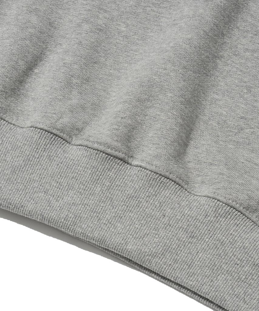 Pop Rabbit Print Hoodie Gray