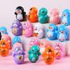 12-36Pcs Cartoon Mini Rabbit Tumbler Toys Easter Basket Filler for Kids Birthday Party Favors Goodie Pinata Filler Baby Shower