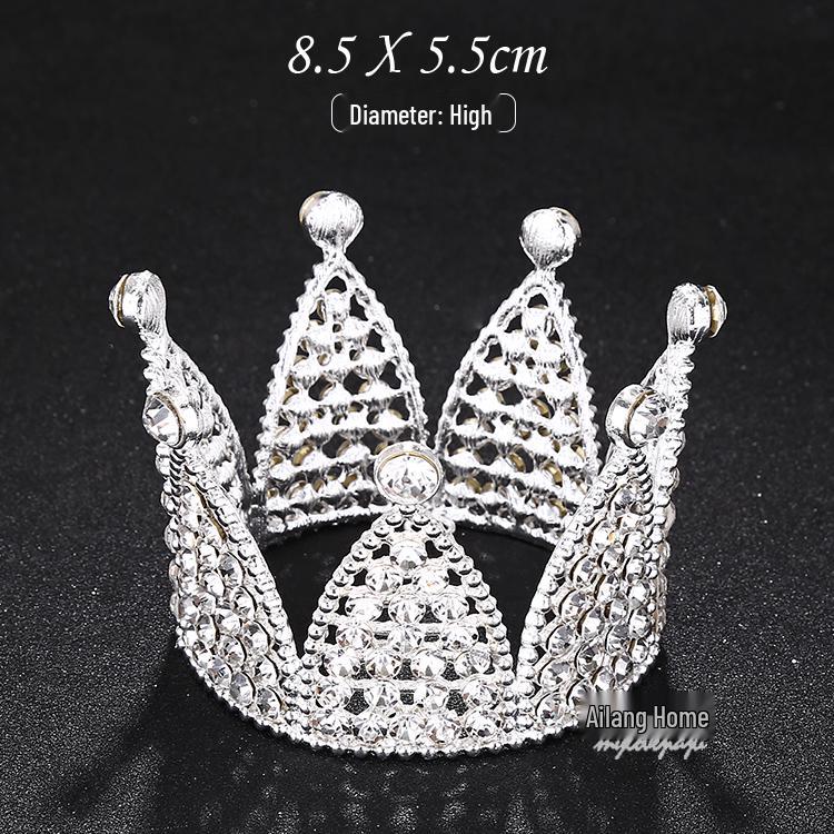 Pearl Crown Bride Cake Topper for Valentine's, Birthday, and Wedding Decor