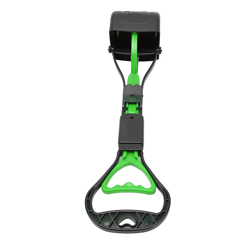 Pet Pooper Scooper Multipurpose Long Handle High Strength Durable Folding Portable Dog Poop Scooper for Outdoor Green